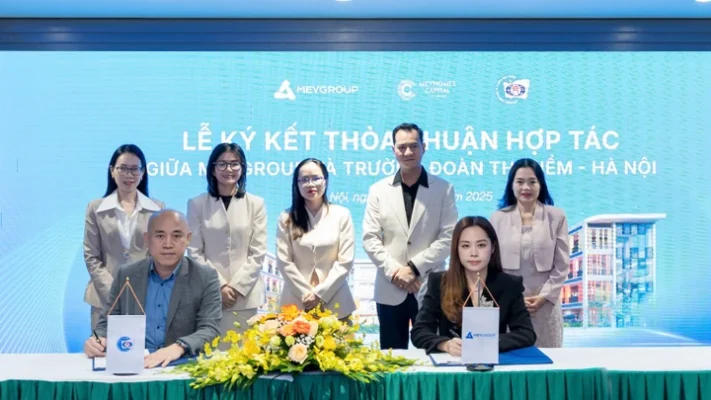 MEYGROUP ký kết thỏa thuận hợp tác với trường Đoàn Thị Điểm.